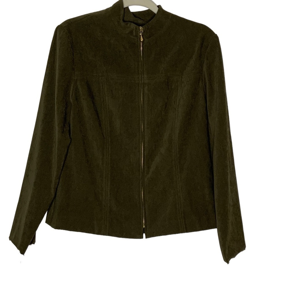 Jessica Howard olive green top jacket. Size 12